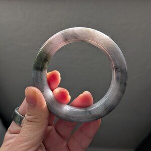 Grade A Natural Burmese Jade Bangle